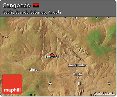 Satellite Map of Cangondo