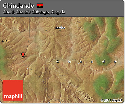 Satellite Map of Chindande