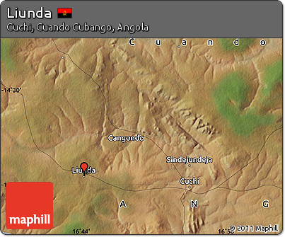 Satellite Map of Liunda
