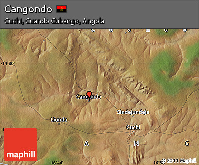 Satellite Map of Cangondo