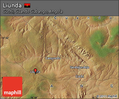 Satellite Map of Liunda