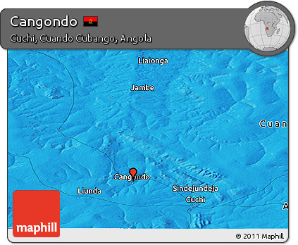 Political Panoramic Map of Cangondo