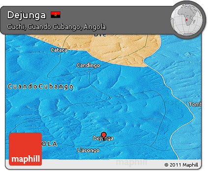 Political Panoramic Map of Dejunga