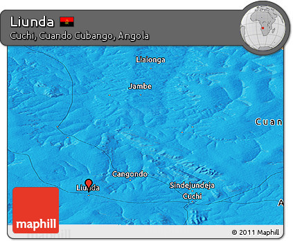 Political Panoramic Map of Liunda