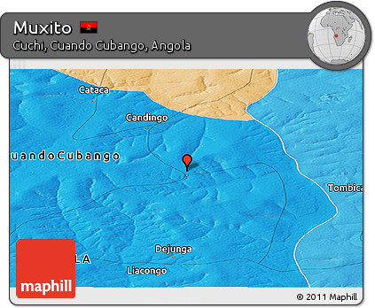 Political Panoramic Map of Muxito