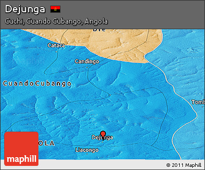 Political Panoramic Map of Dejunga