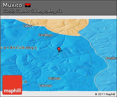 Political Panoramic Map of Muxito