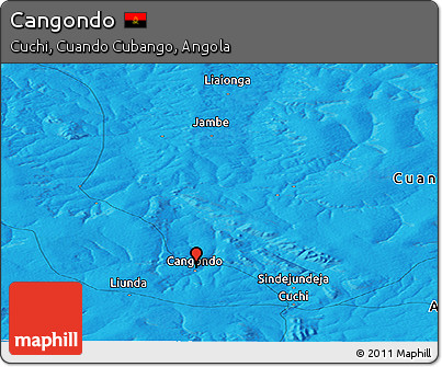 Political Panoramic Map of Cangondo