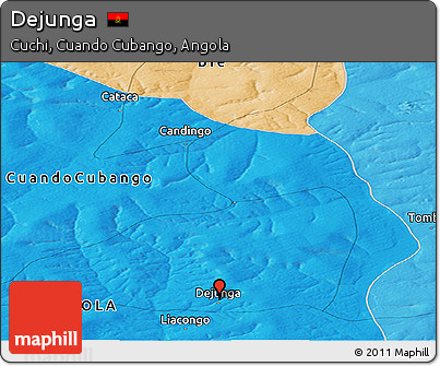 Political Panoramic Map of Dejunga