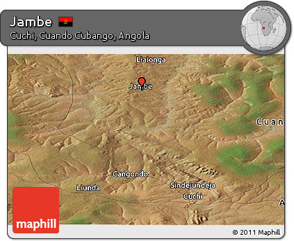 Satellite Panoramic Map of Jambe