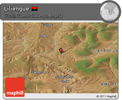 Satellite Panoramic Map of Liliengue