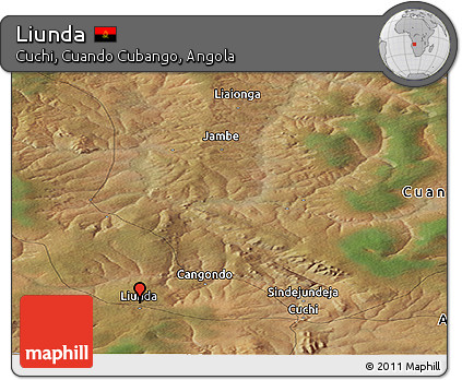 Satellite Panoramic Map of Liunda