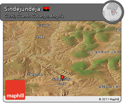 Satellite Panoramic Map of Sindejundeja