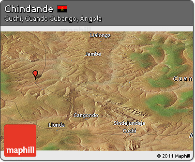Satellite Panoramic Map of Chindande