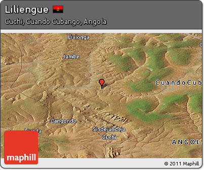 Satellite Panoramic Map of Liliengue