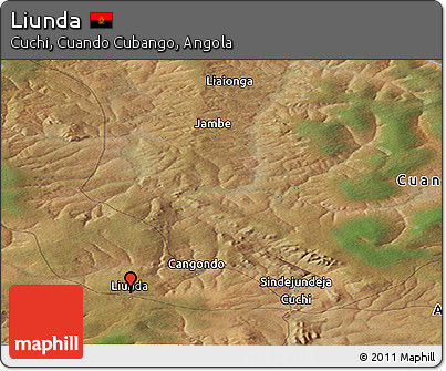 Satellite Panoramic Map of Liunda