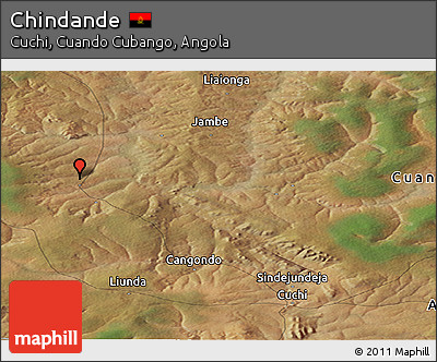 Satellite Panoramic Map of Chindande