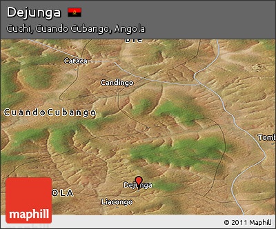 Satellite Panoramic Map of Dejunga