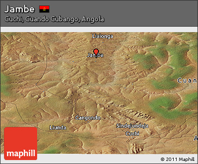 Satellite Panoramic Map of Jambe
