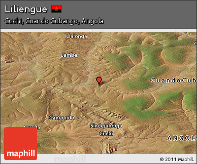 Satellite Panoramic Map of Liliengue