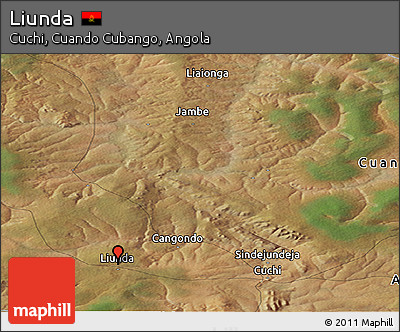 Satellite Panoramic Map of Liunda