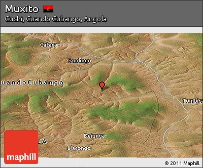 Satellite Panoramic Map of Muxito