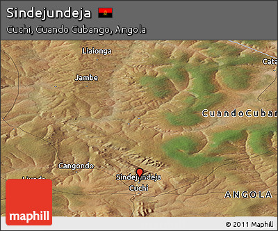 Satellite Panoramic Map of Sindejundeja