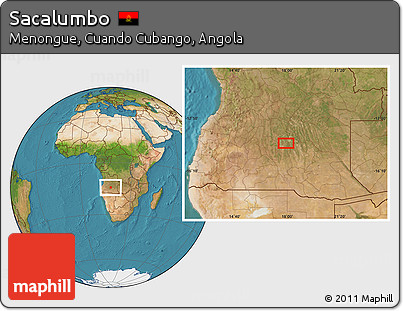 Satellite Location Map of Sacalumbo