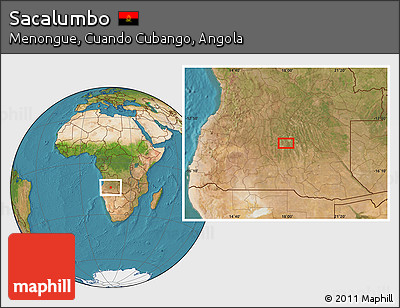 Satellite Location Map of Sacalumbo