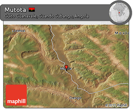 Satellite 3D Map of Mutota