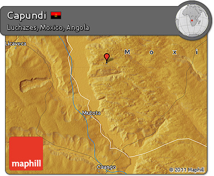 Physical Map of Capundi