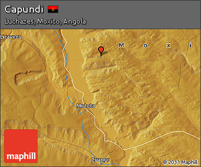 Physical Map of Capundi