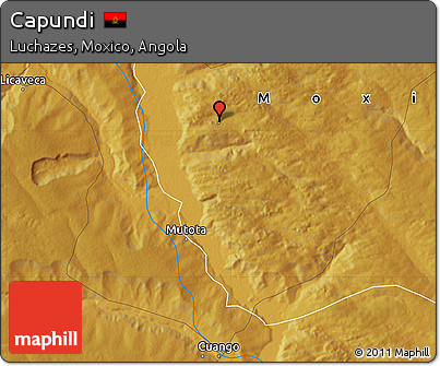 Physical Map of Capundi