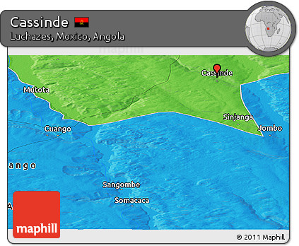 Political Panoramic Map of Cassinde