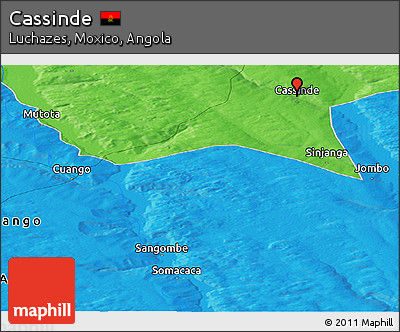 Political Panoramic Map of Cassinde
