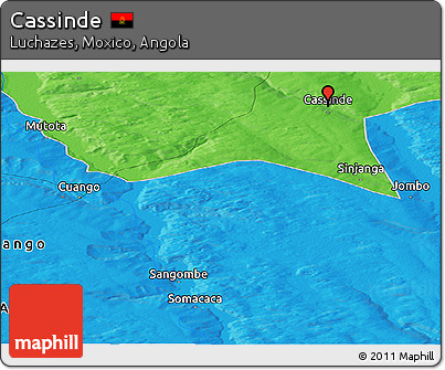 Political Panoramic Map of Cassinde