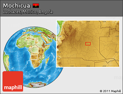Physical Location Map of Mochicua