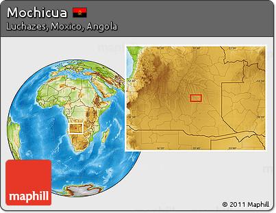 Physical Location Map of Mochicua