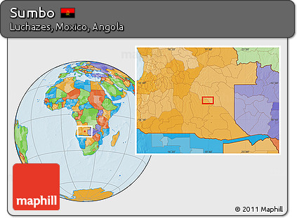 Political Location Map of Sumbo