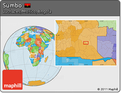 Political Location Map of Sumbo