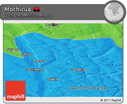 Political Panoramic Map of Mochicua