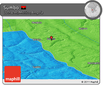 Political Panoramic Map of Sumbo