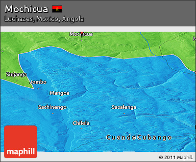 Political Panoramic Map of Mochicua