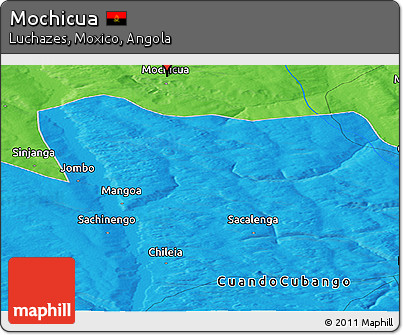 Political Panoramic Map of Mochicua