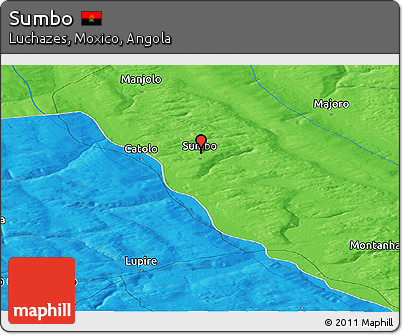 Political Panoramic Map of Sumbo