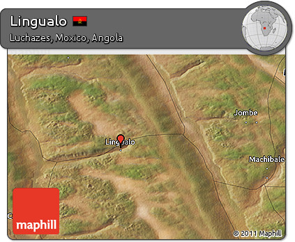 Satellite 3D Map of Lingualo