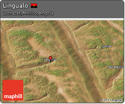 Satellite 3D Map of Lingualo