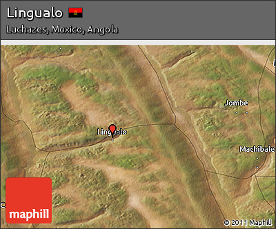 Satellite 3D Map of Lingualo
