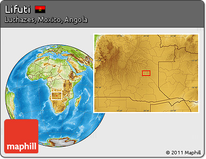 Physical Location Map of Lifuti