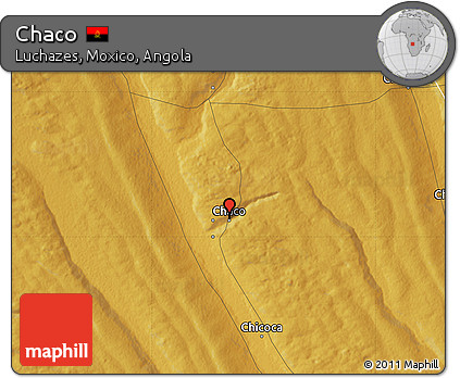 Physical Map of Chaco